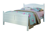 Bolton Furniture Cottage Full Bed with Headboard and Footboard White