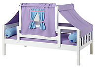 Maxtrix YO 27 Daybed with Back and Front Safety Rails and Top Tent